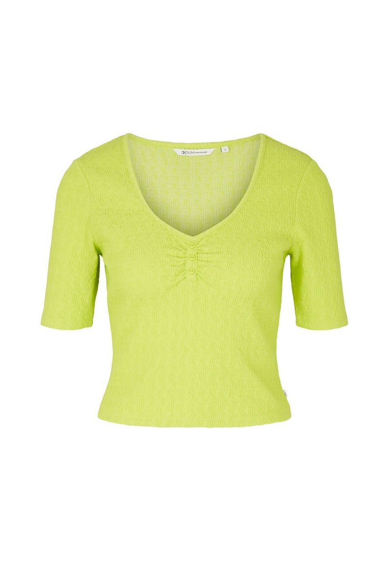 Tom Tailor Denim T-shirt basic lichtgroen