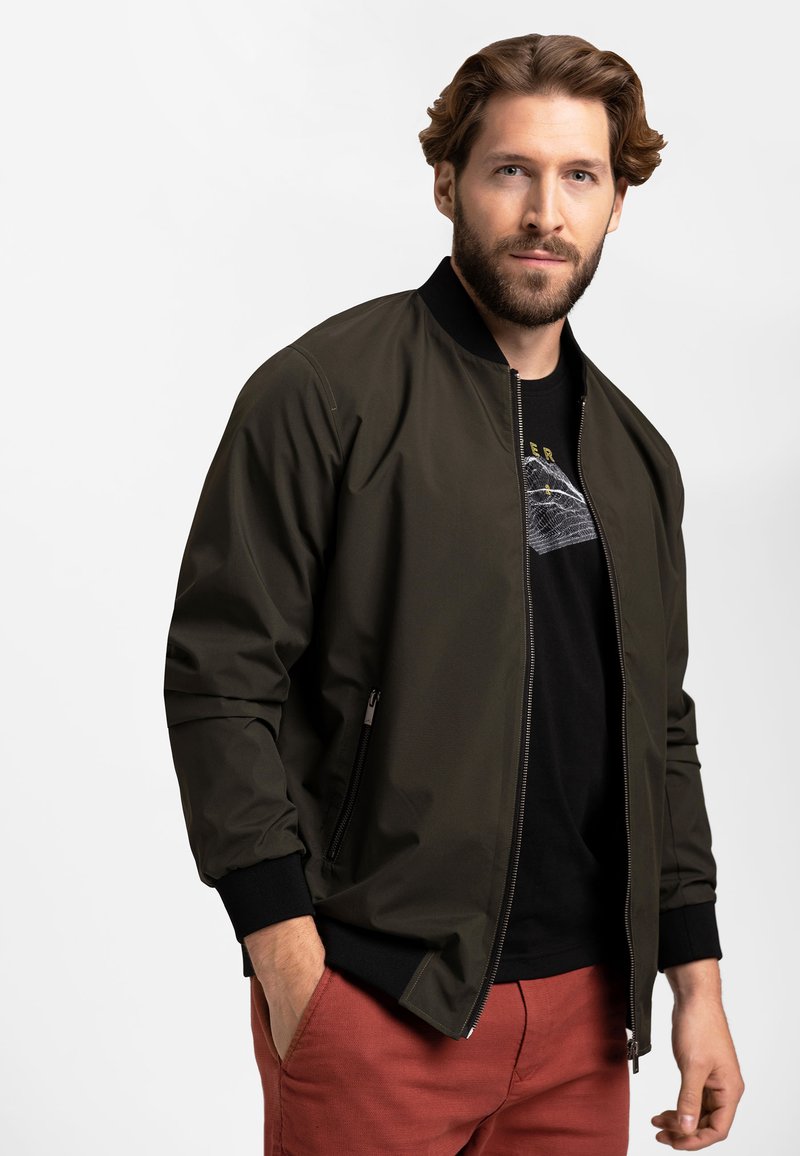 Herren Leichte Jacken | Volcano J TEAM Bomberjacke khaki - CE29515 Herren Leichte Jacken | Volcano J TEAM Bomberjacke khaki - CE29515