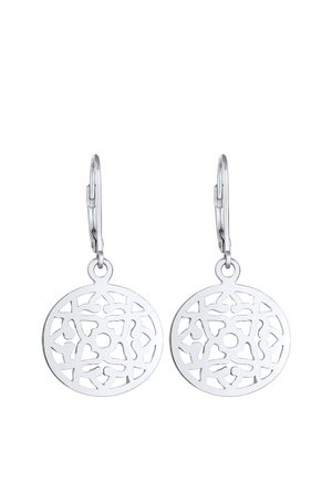 ORNAMENT FLOWER - Ohrringe - silberfarben