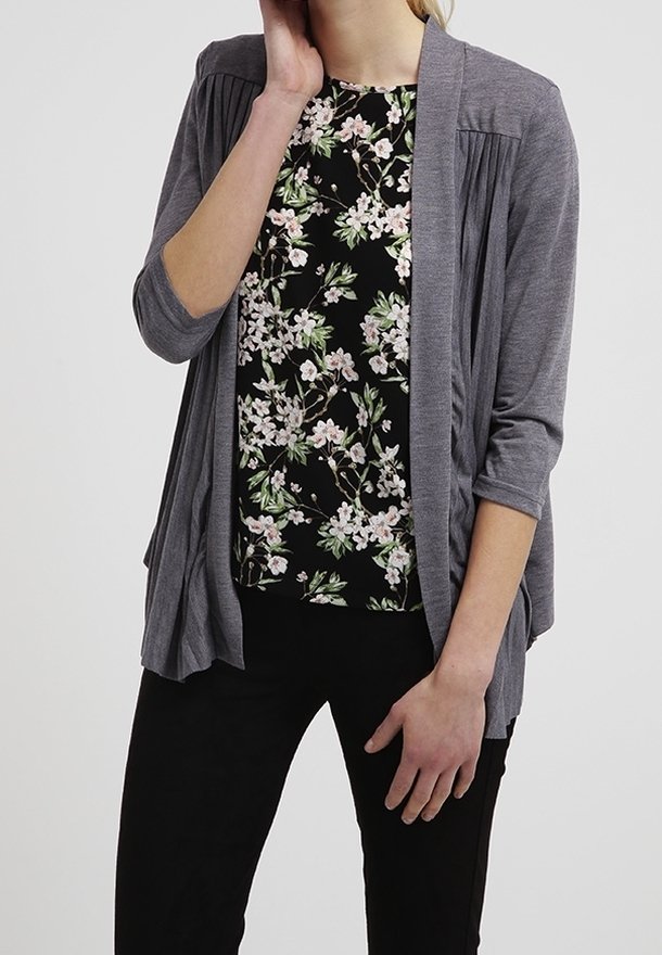 Anna Field Cardigan - mottled anthracite