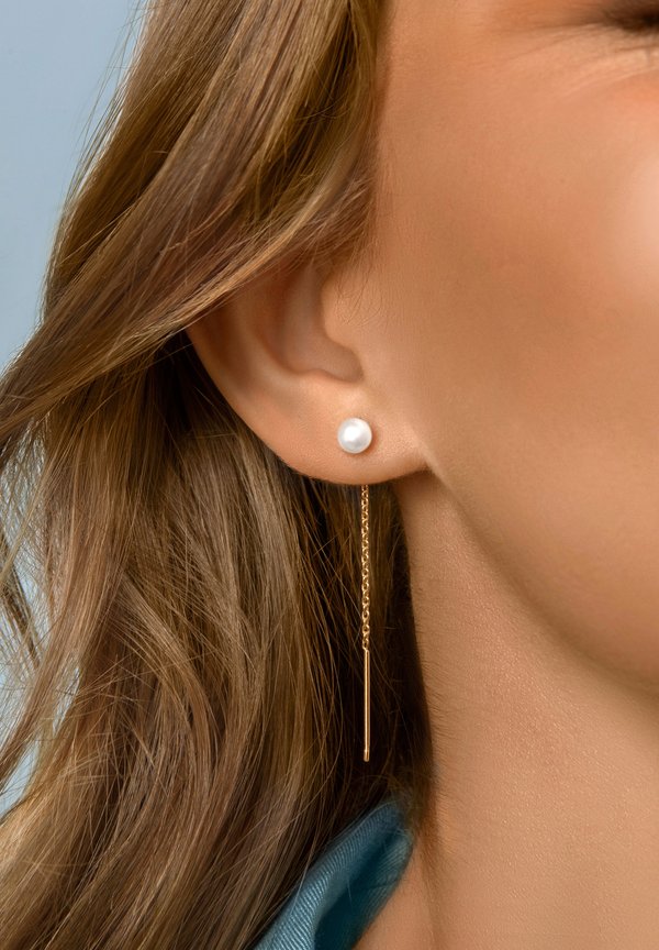 FALLING PEARL - Ohrringe - oro con perlas naturales
