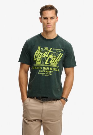 LOCAL BUSINESS LOOSE - T-shirt imprimé - enamel green