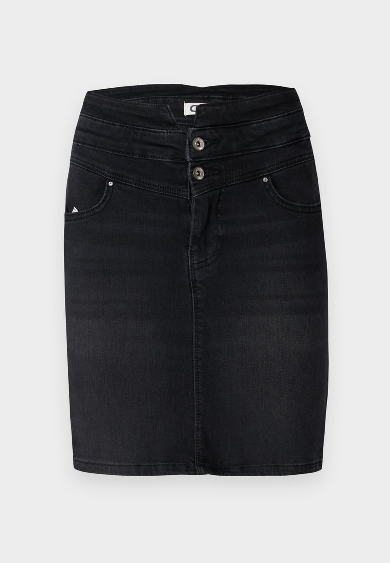 Only Minirok zwart denim/blackdenim Only Minirok zwart denim/blackdenim