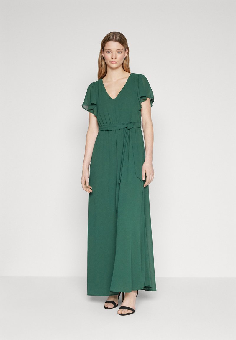 VILA - VIMICADA V NECK MAXI DRESS - Iltapuku - pineneedle, Suurenna