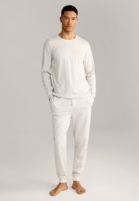 JOOP! GEMUSTERT - Nachtwäsche Shirt - offwhite grau