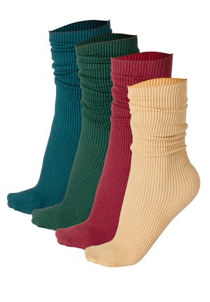 RIBBED 60 DEN - Calcetines - mix (beige bordeaux dark green dark-blue denim)