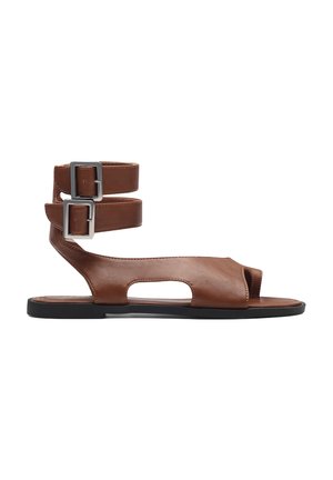 T-bar sandals - brown