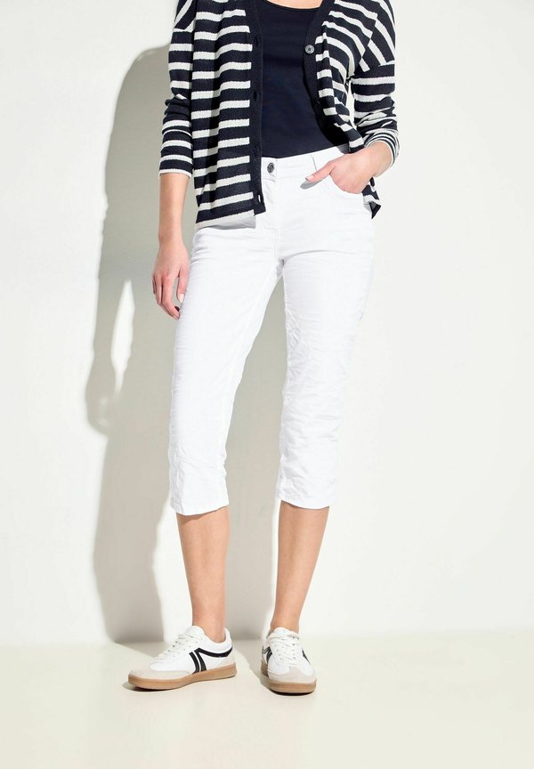 Jeans Shorts - weiß