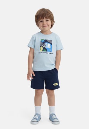 BOX PLAY REGULAR GRAPHIC UNISEX SET - Shorts - polar haze/summit navy