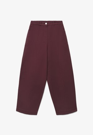 Calliope, PANTALONE LUNGO TINTA UNITA - Stoffhose - prugna