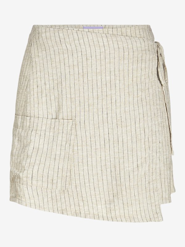 JXSIRI SUMMER WRAP SKIRT - Wrap skirt - feather gray4