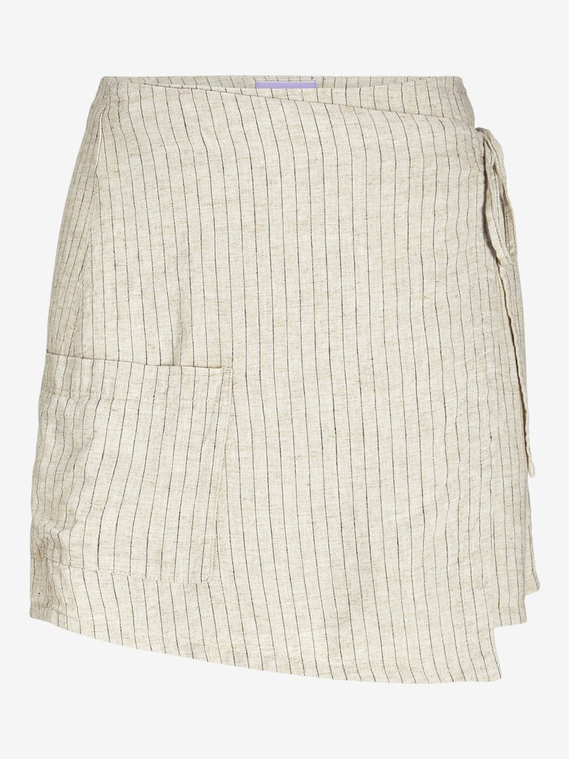 JJXX Wikkelrok beige