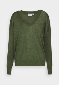 VILA Jersey de punto - khaki
