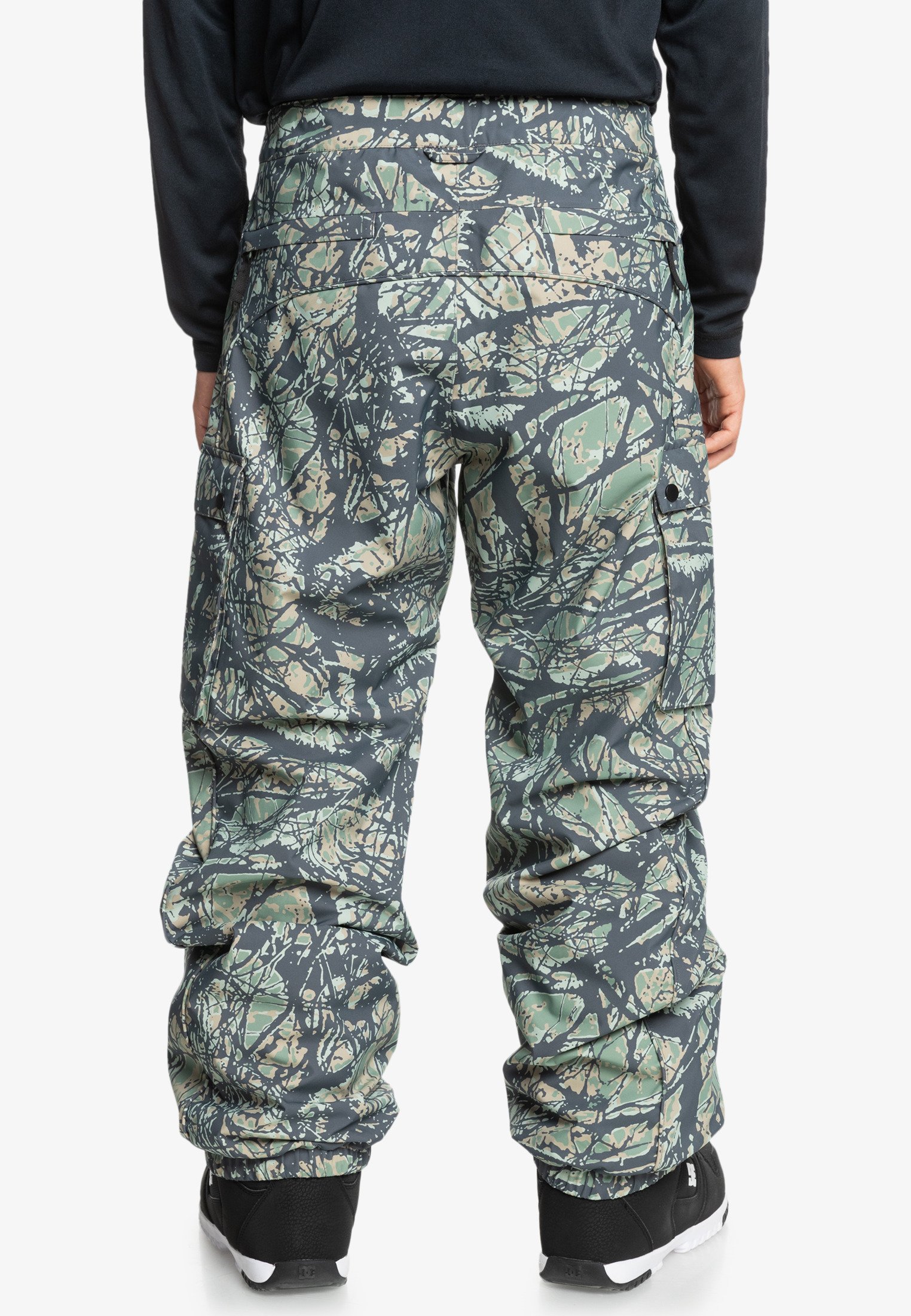 Quiksilver SNOW DOWN CARGO PANT - Snowboard pants - woodland
