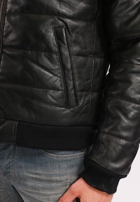 Lee Cooper Leren jas - black