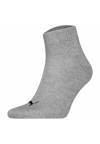 Puma UNISEX QUARTER 12ER PACK LOGO - Calcetines - grau schwarz weiß