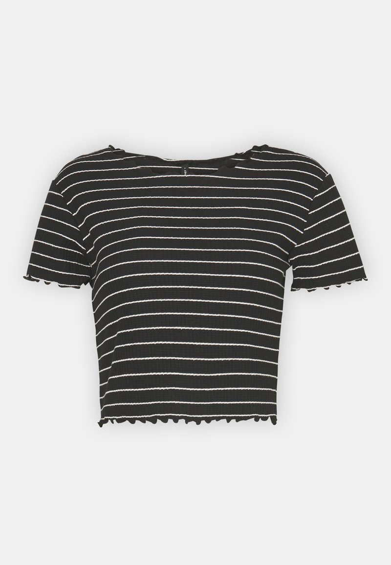 Only T-shirt print zwart