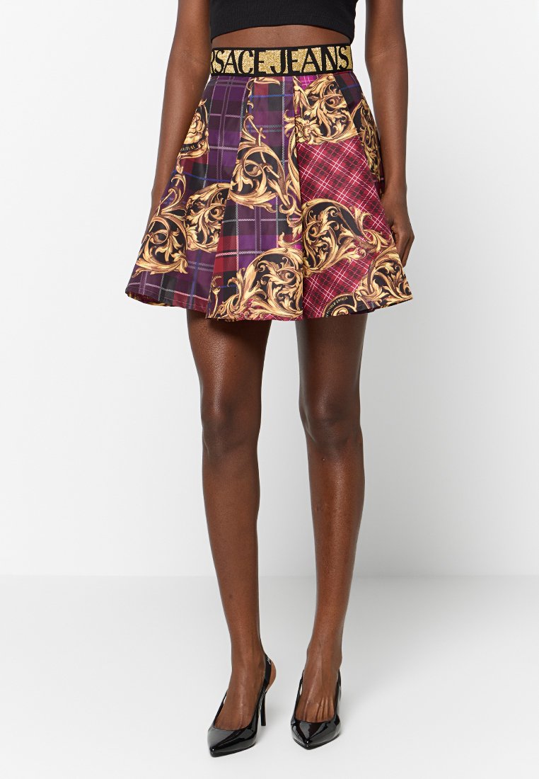 Versace Jeans Couture A-lijn rok bordeauxrood Versace Jeans Couture A-lijn rok bordeauxrood