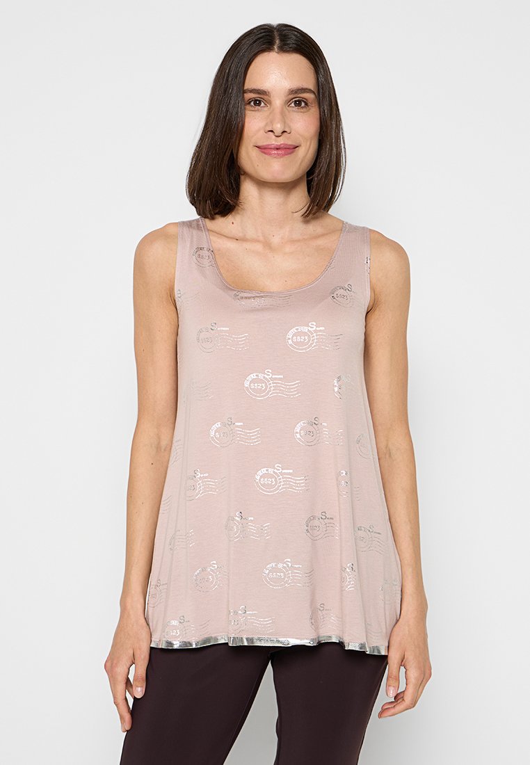 Sarah Pacini Top donkerroze