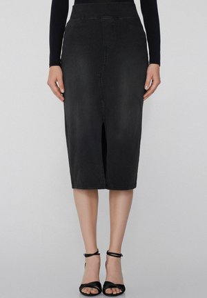 Jeansrock - black
