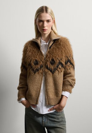 Chaqueta de punto - black brown