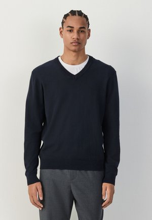 Next, Strickpullover - navy blue