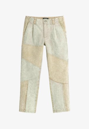 Desigual, PATCHWORK PANTS - Nohavice - brown