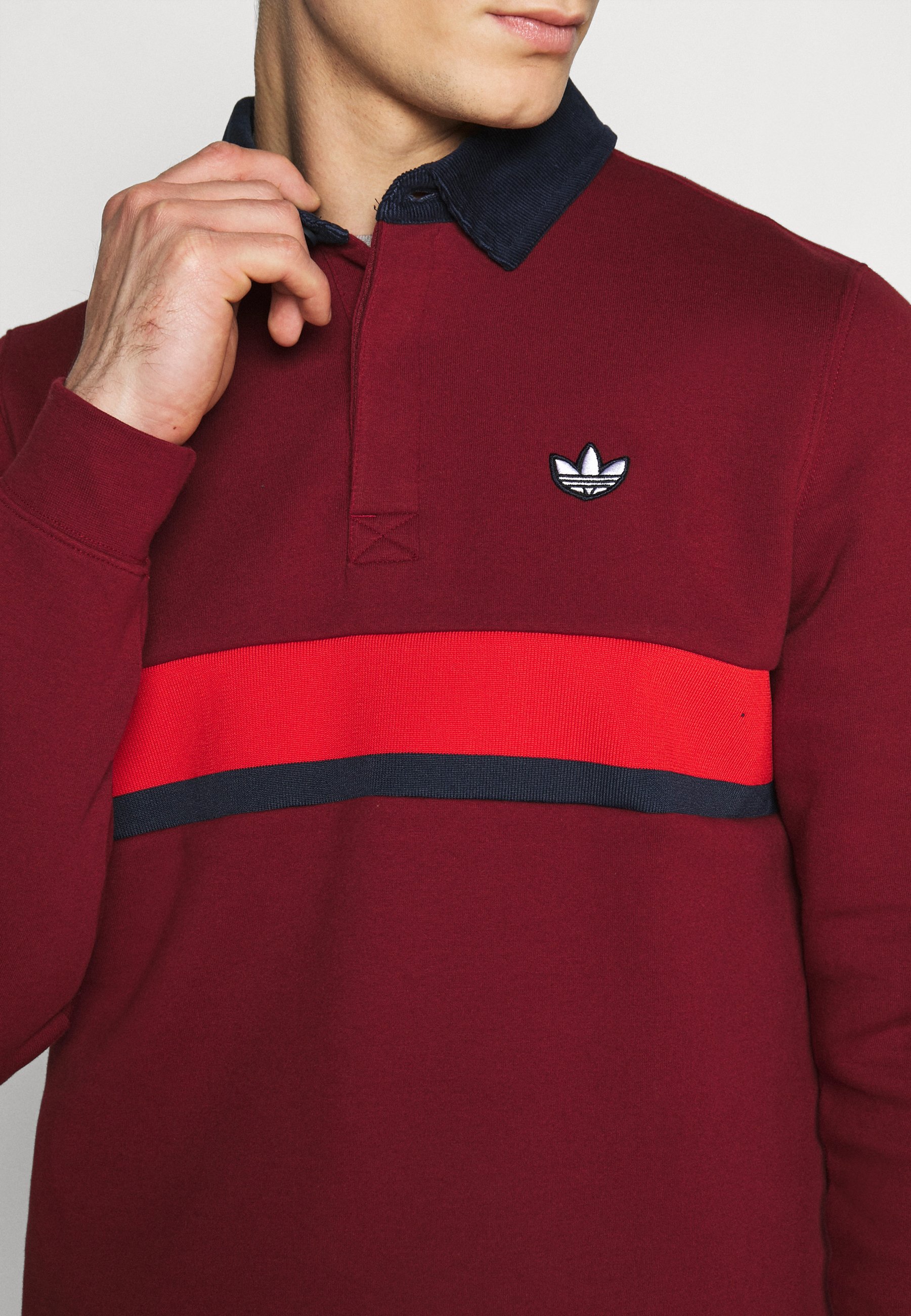 adidas Originals SAMSTAG RUGBY - Sweatshirt - dark red/dark red - Zalando.ie