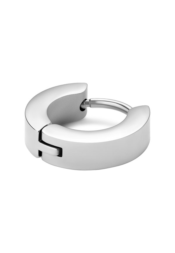 HUGGIE - Einzelner Ohrring - steel  silver