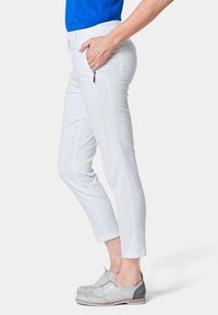 GOLDNER Stoffhose - white