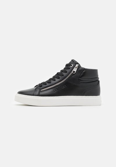 top lace up zip calvin klein