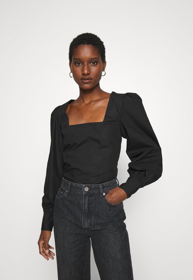 ELVANAGZ BLOUSE - Bluser - black
