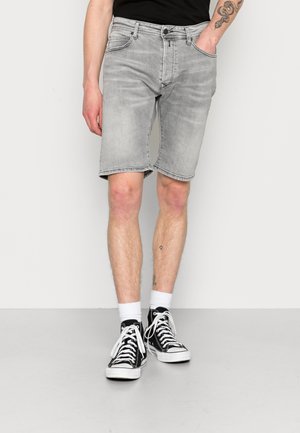CLOUDS - Szorty jeansowe - light grey