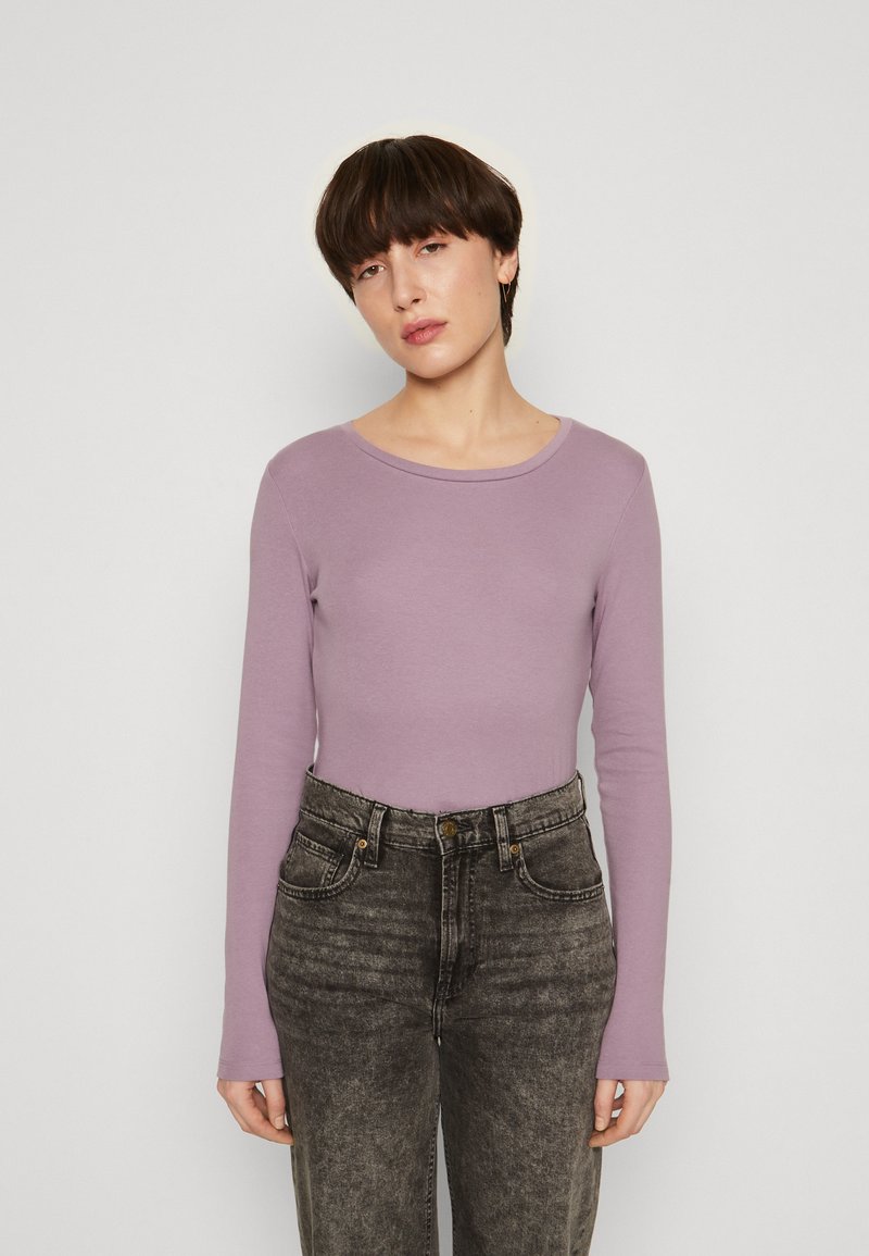 GAP CREW - Top s dlhým rukávom - amethyst
