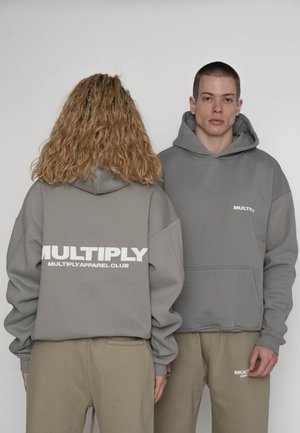 Multiply Apparel Mikina s kapucňou - ultimate grey