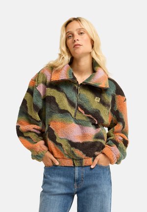 Billabong, BARRA HALF ZIP - Pull polaire - black pebble