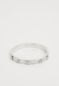 HINGED BANGLE  - Armband - cream/silver-coloured