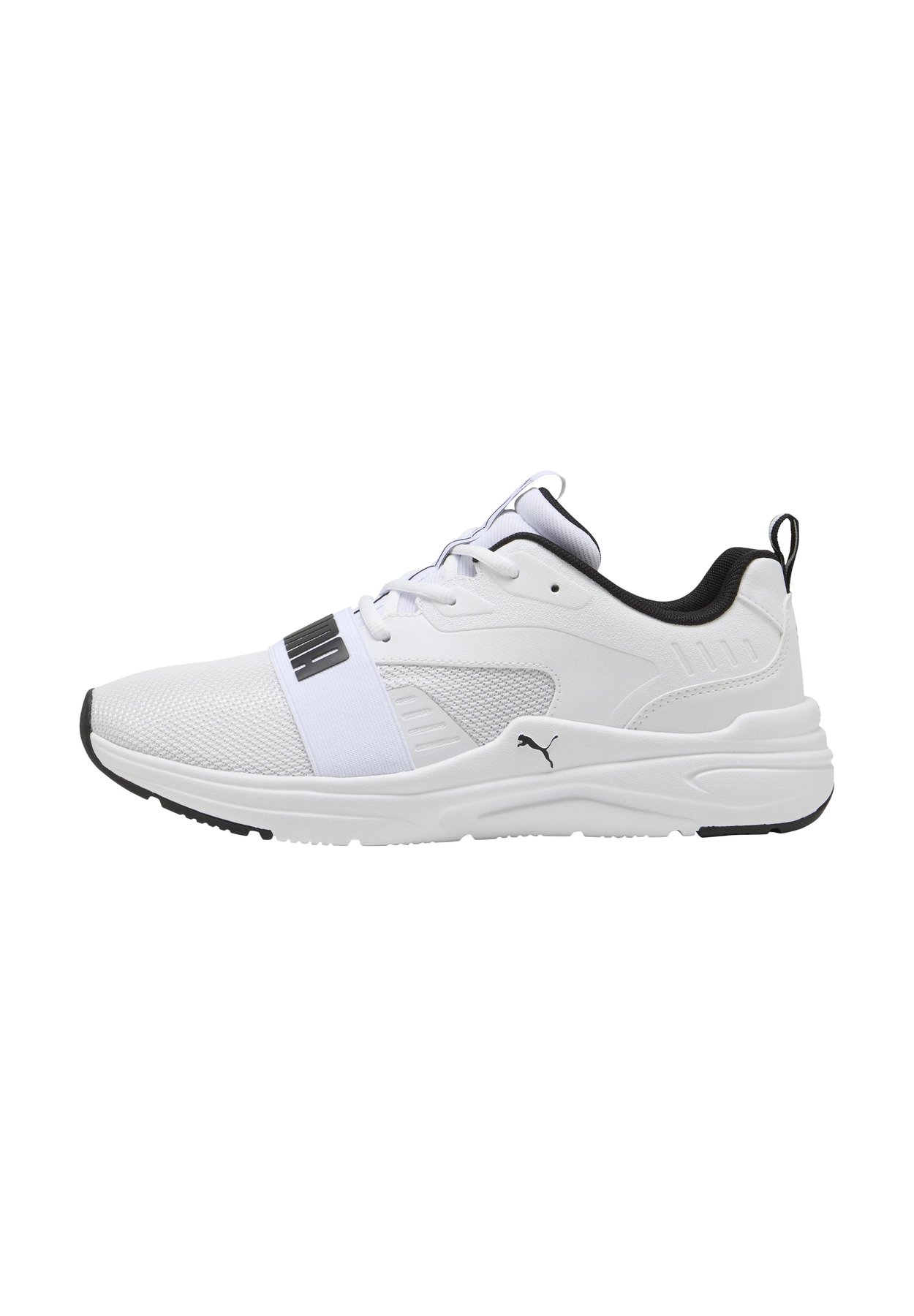 PUMA BASKET À LACETS SOFTRIDE WIRED - Trainers - blanc noir