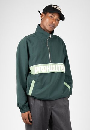PROHIBITED, SCHOLAR WINDBREAKER UNISEX - Let jakke / Sommerjakker - bottle green