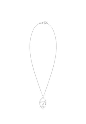 FACE TWINKLE DESIGN CUT OUT - Halskette - silver-coloured