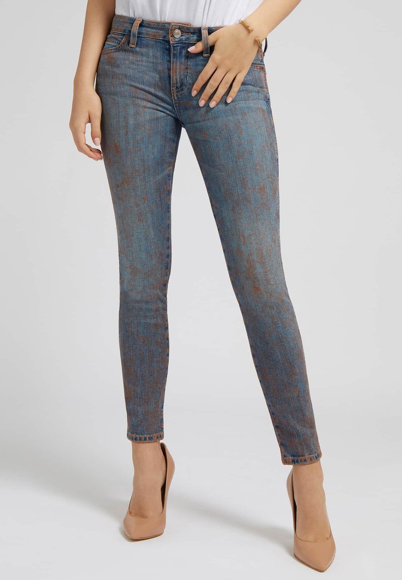 Guess VINTAGELOOK Jeans Skinny Fit blau Zalando.at