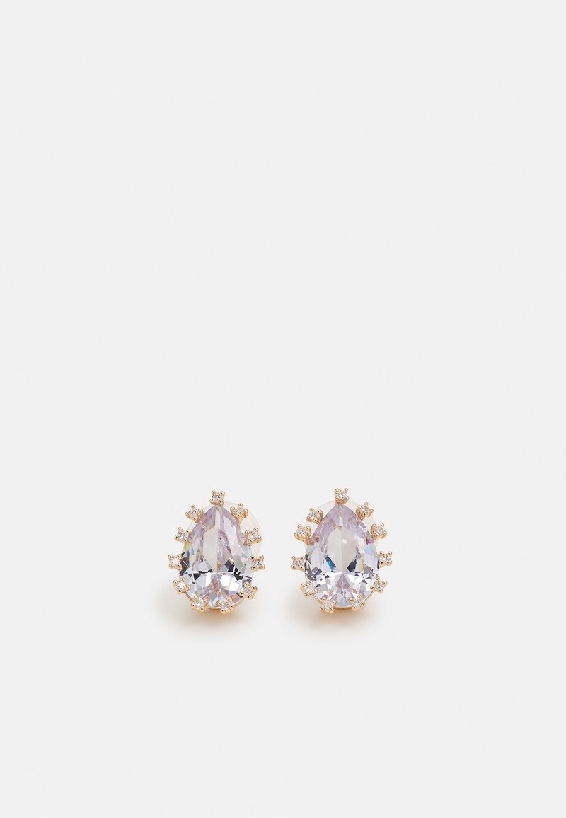 sweet deluxe STATEMENT STUD EARRINGS TEAR SHAPED CUT Orecchini gold