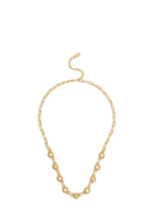 COACH, COACH HEIRLOOM TEA ROSE BIB NECKLACE - Necklace - gold-coloured