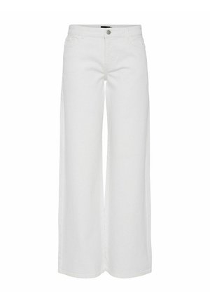 Pieces, Wide fit PCSELMA LW - Relaxed fit jeans - bright white