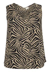 Unselected, chinchilla black animal print