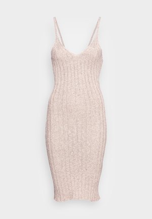 Zign, SUMMER STRAPPY DRESS - Rochie tricotată - mottled brown
