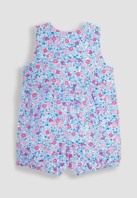 JoJo Maman Bébé STRAWBERRY APPLIQUE POCKET DITSY FLORAL REGULAR FIT - Kombinezonas - pink strawberry