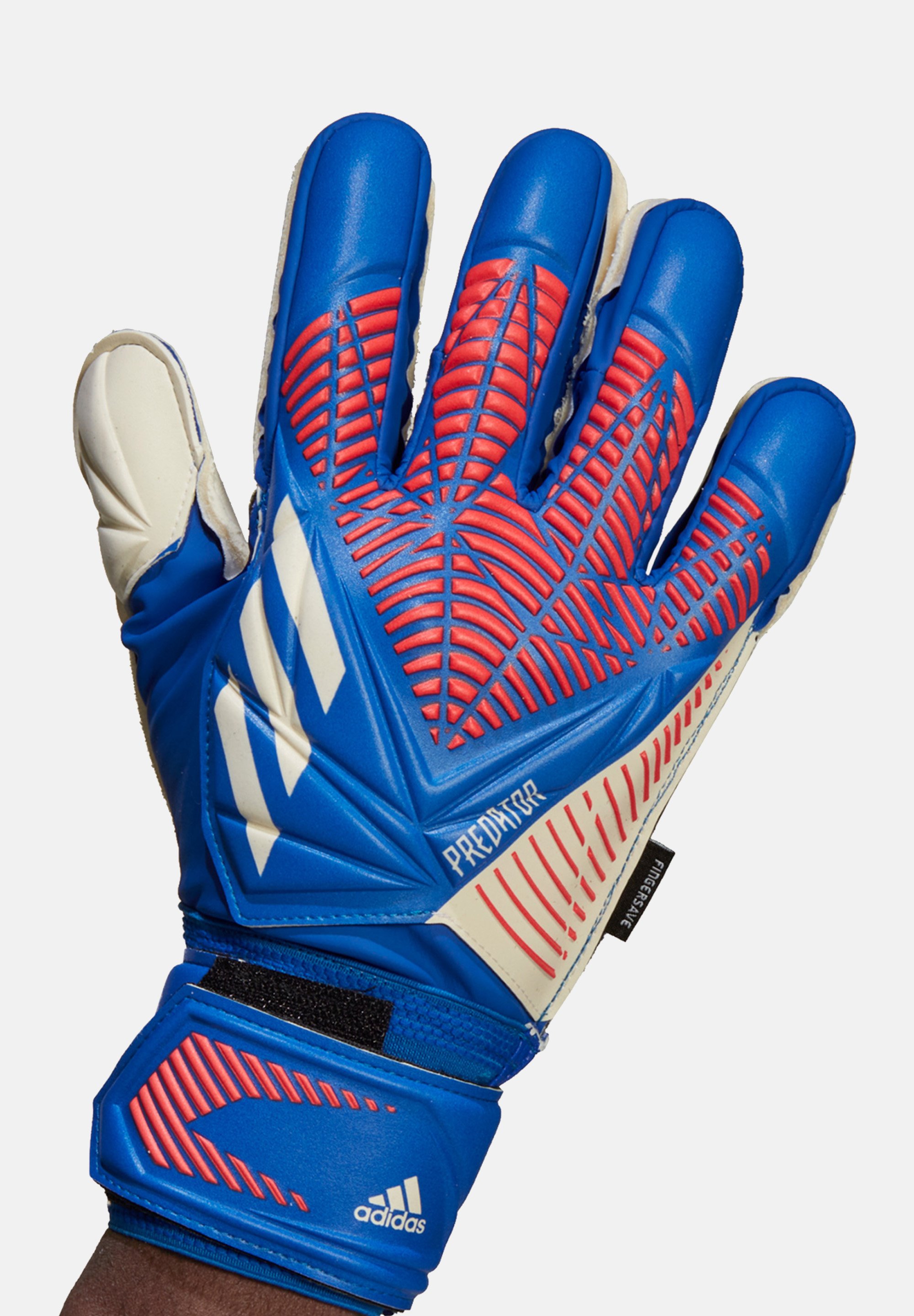 blauwe adidas keepershandschoenen