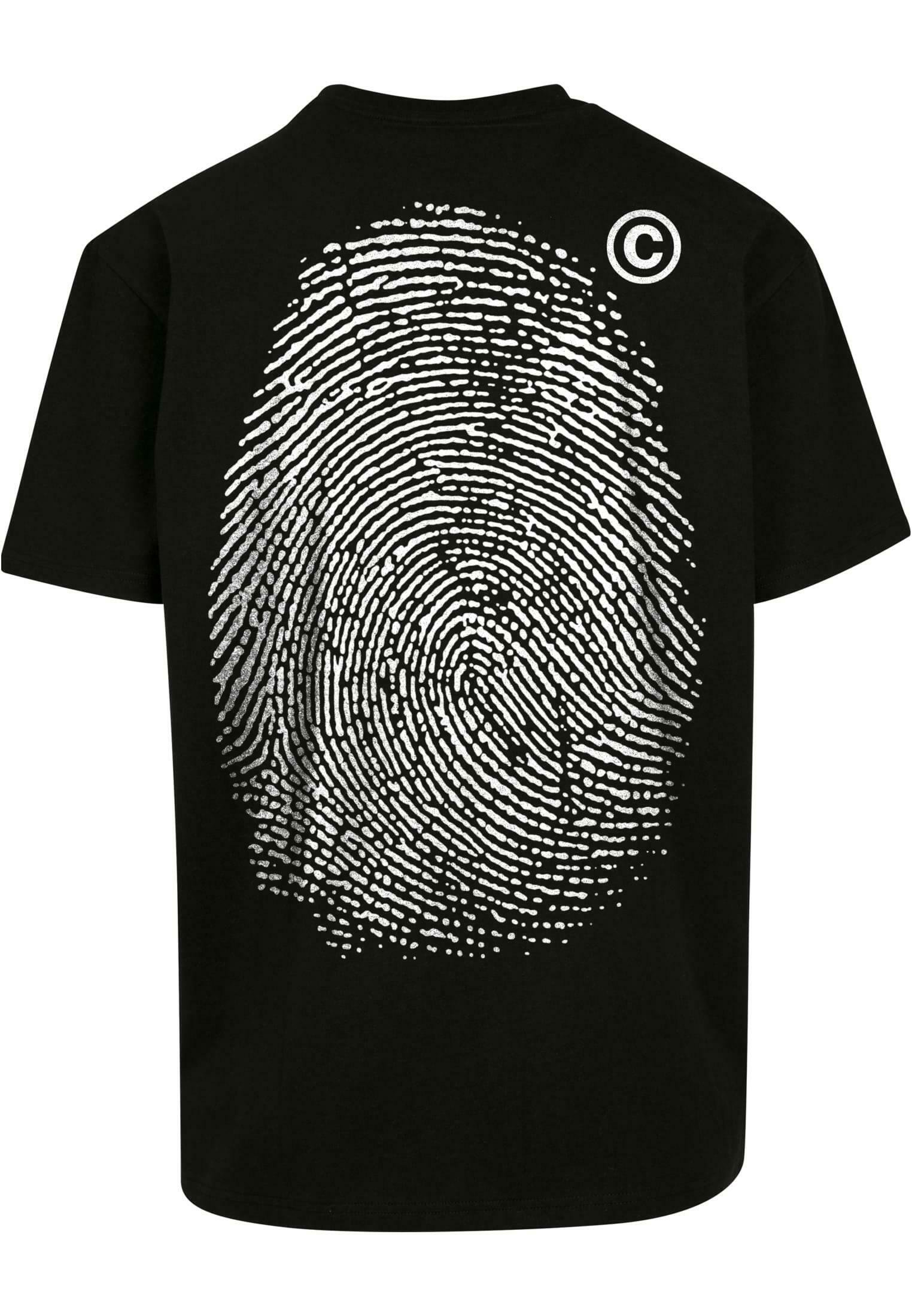 Mister Tee Oversize T-Shirt Herren – Fingerprint Print, Streetwear, Aus Baumwolle