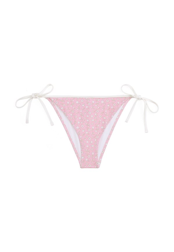 ESSENTIALS CHEEKY STRING SIDE TIE PRINT - Bikini bottoms4